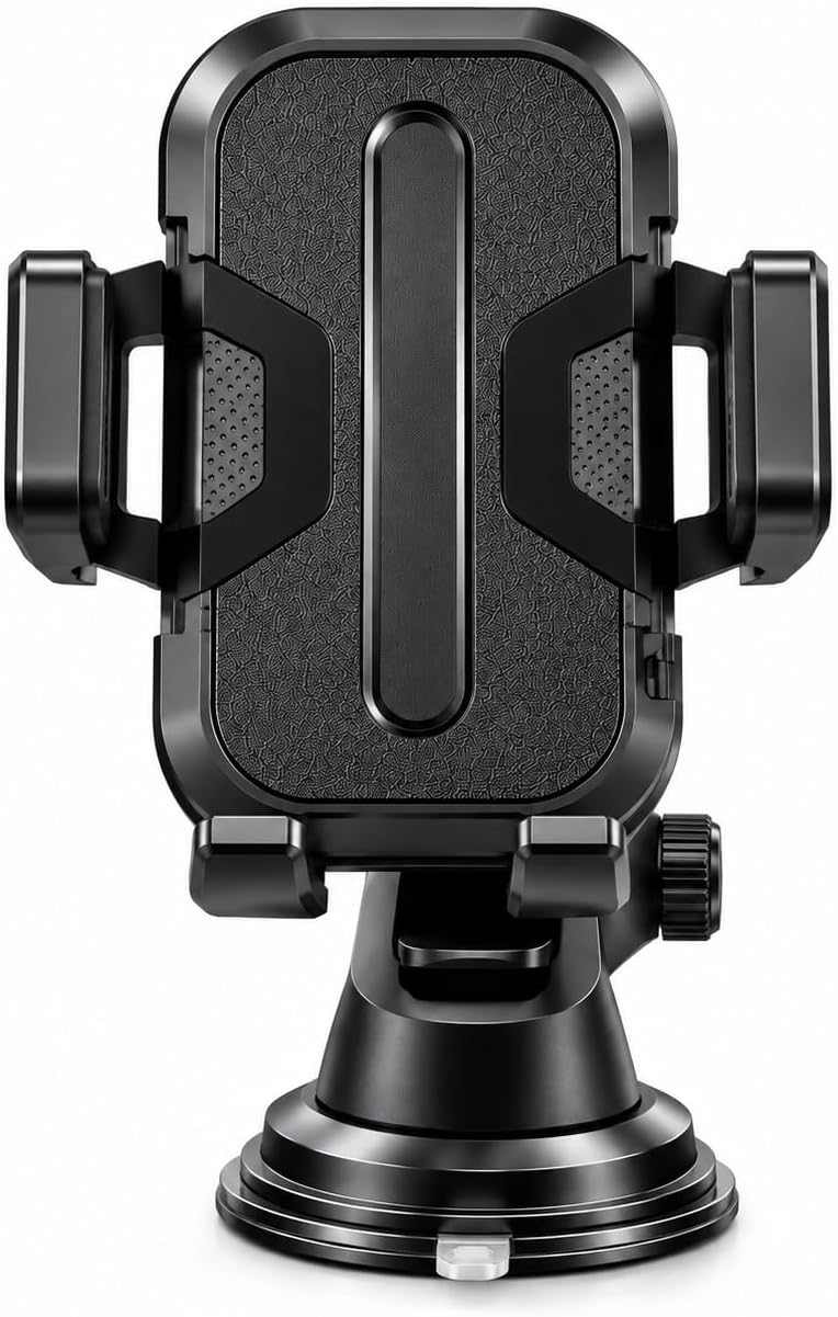 Universal Car Phone Mount Holder with Suction Cup & Air Vent Clip 2