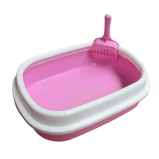 NEXSO Plastic Cat Litter Box with Scoop 2