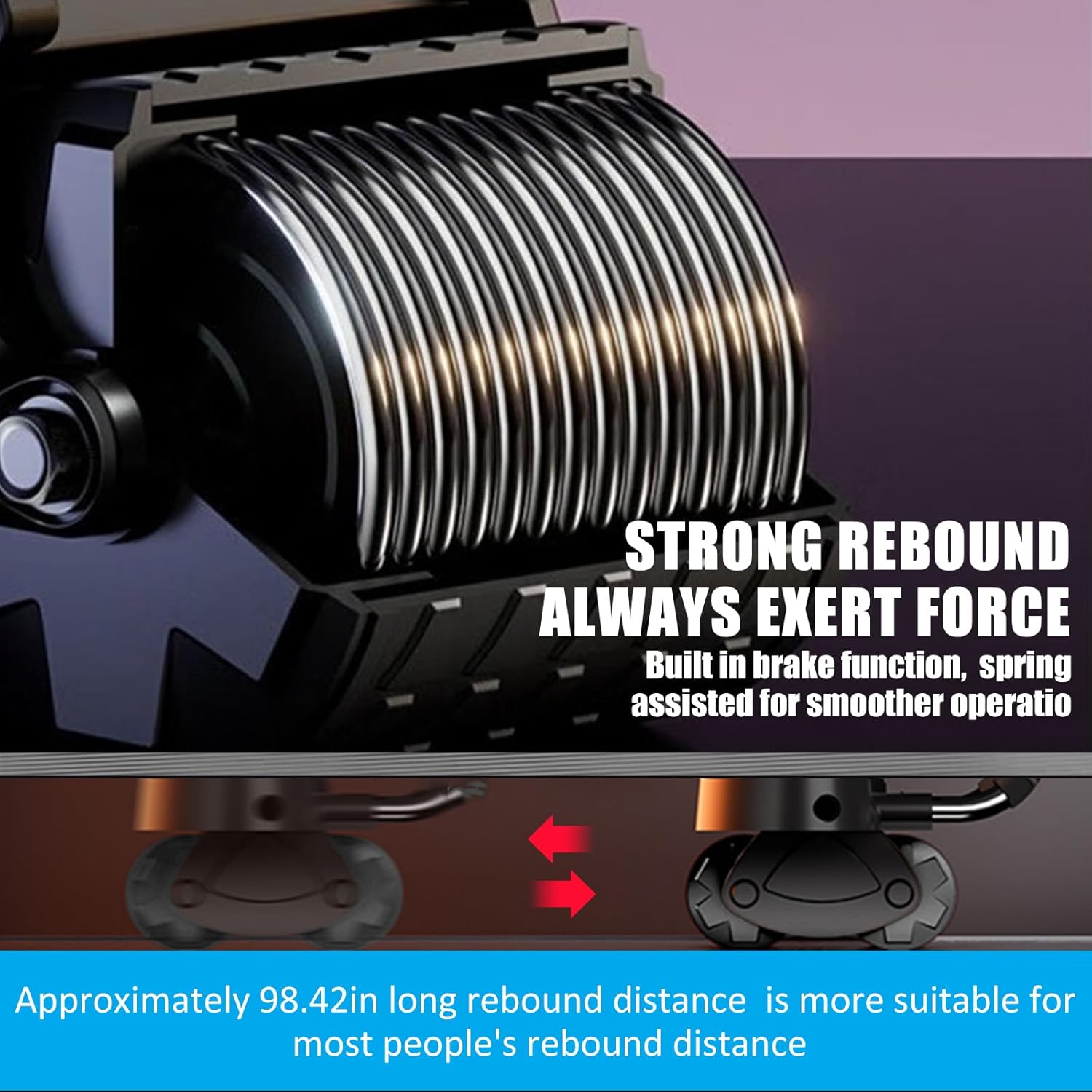 Automatic Rebound Healthy Abdomen Wheel 3