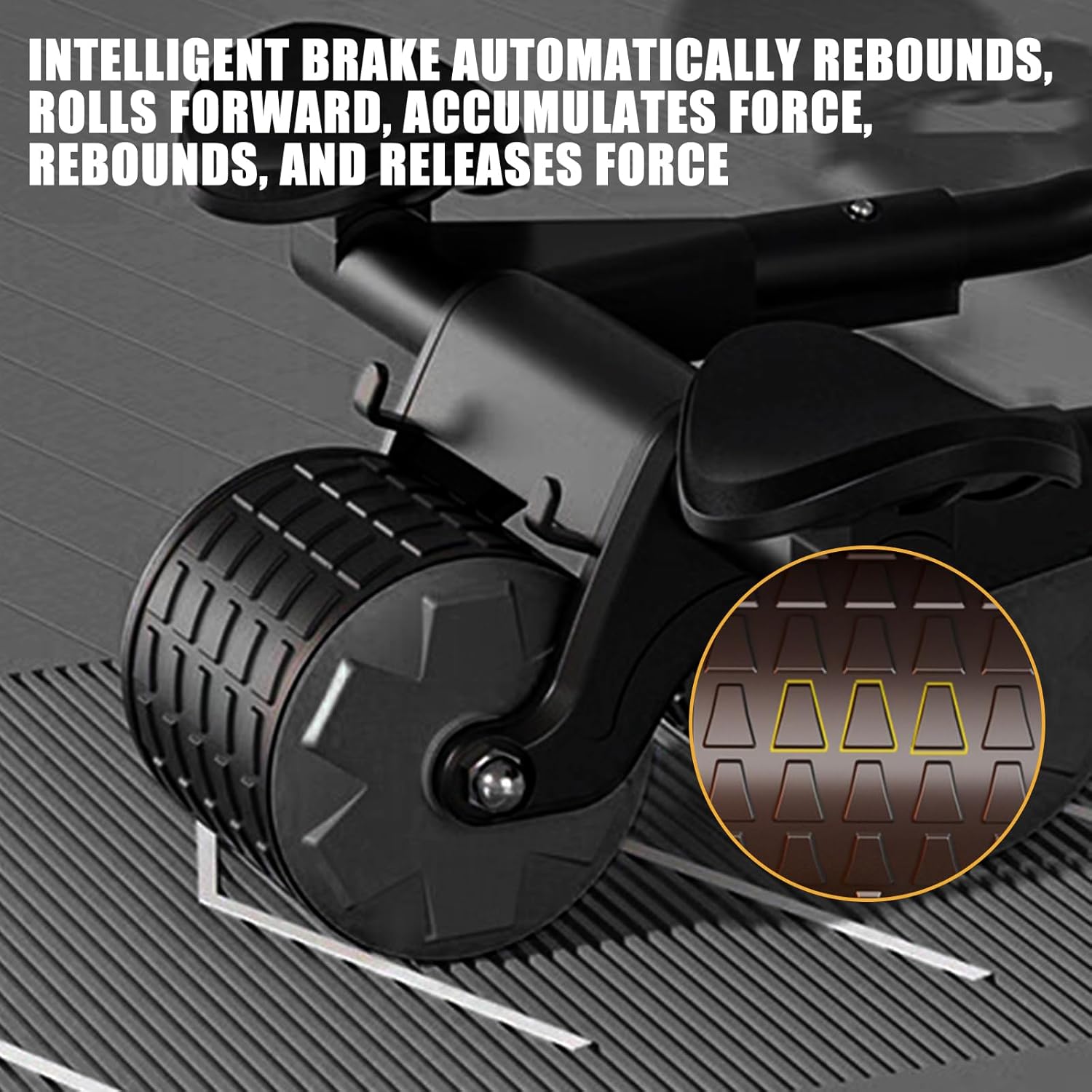 Automatic Rebound Healthy Abdomen Wheel 5