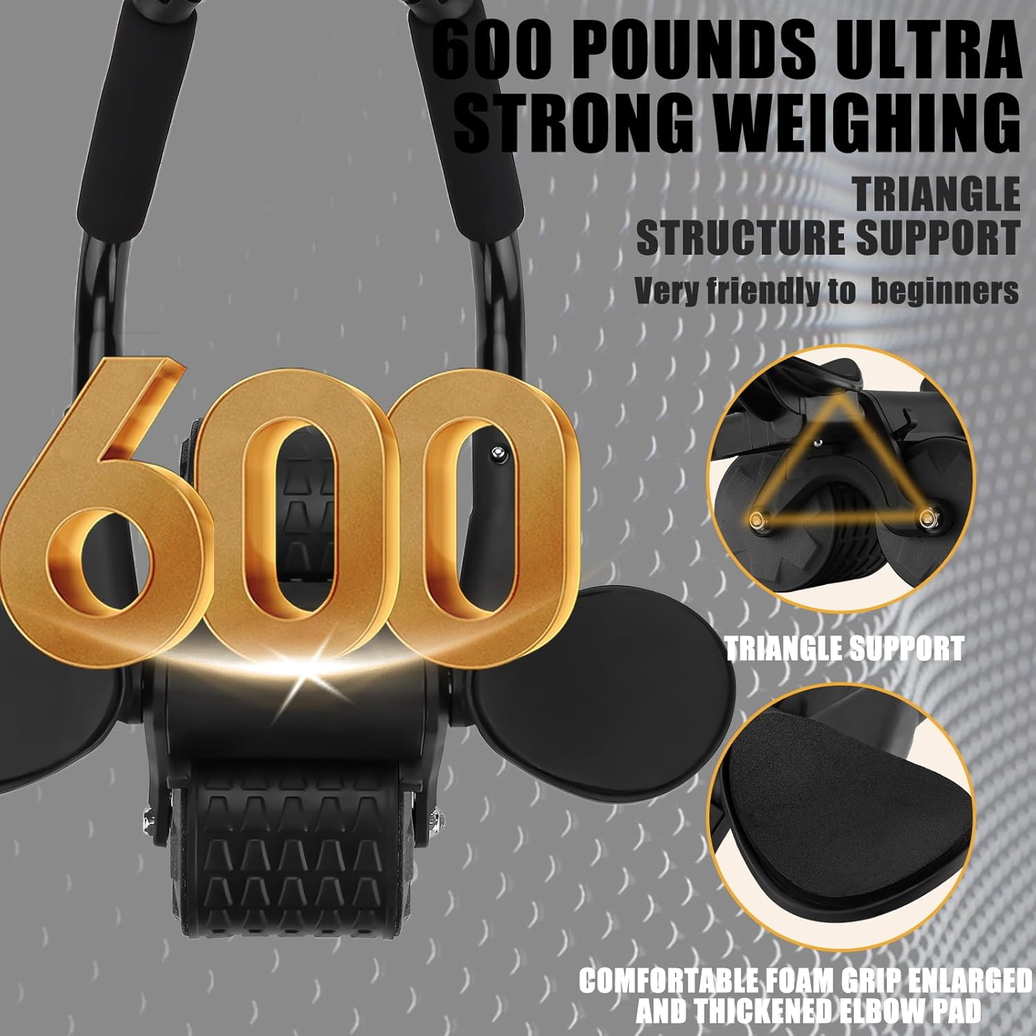 Automatic Rebound Healthy Abdomen Wheel 6