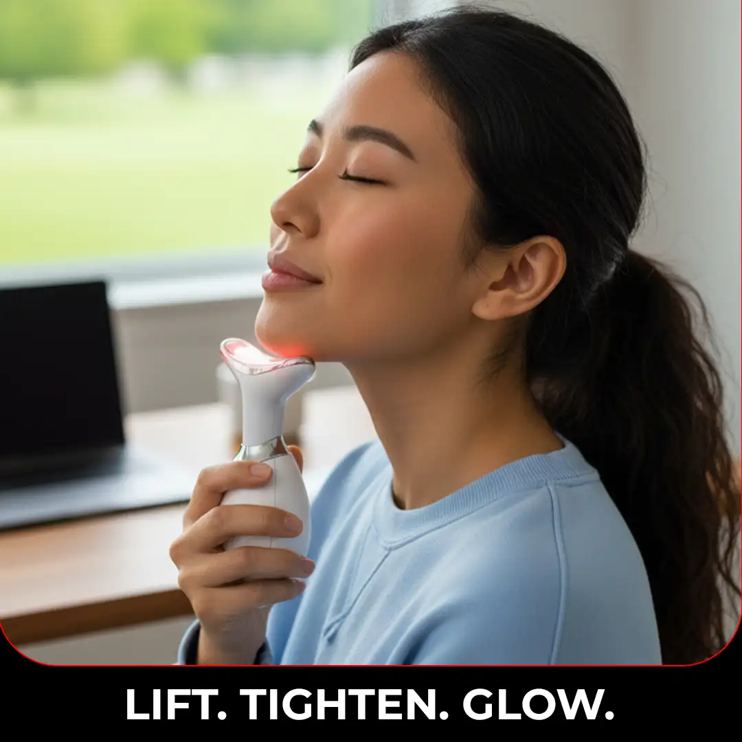 LED Neck & Face Sculpting Massager 7-Color 2