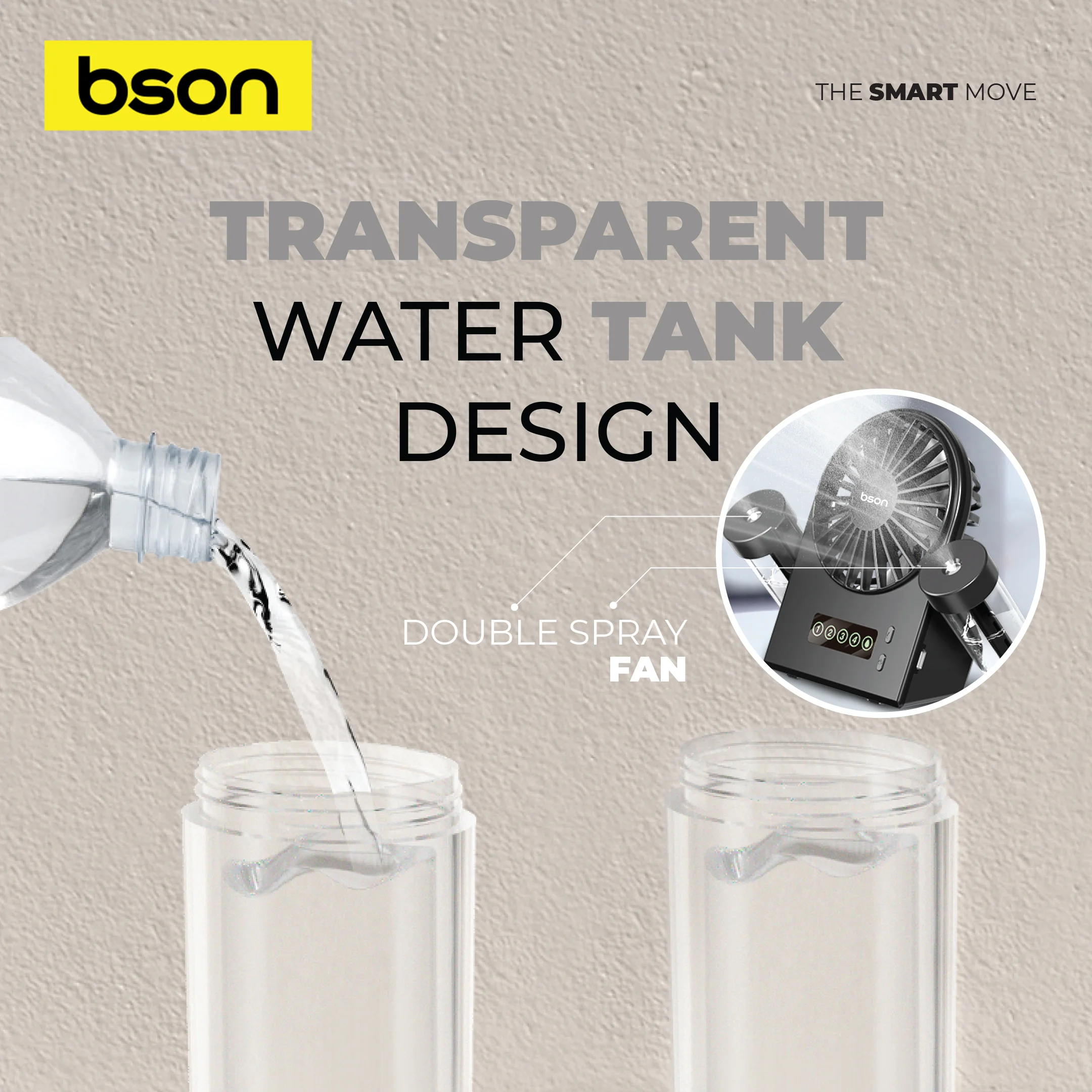 BSON Water Jet Table Fan 3