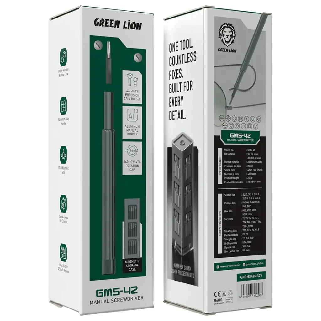 Precision Screwdriver Bit Set with Rotating Stand 2