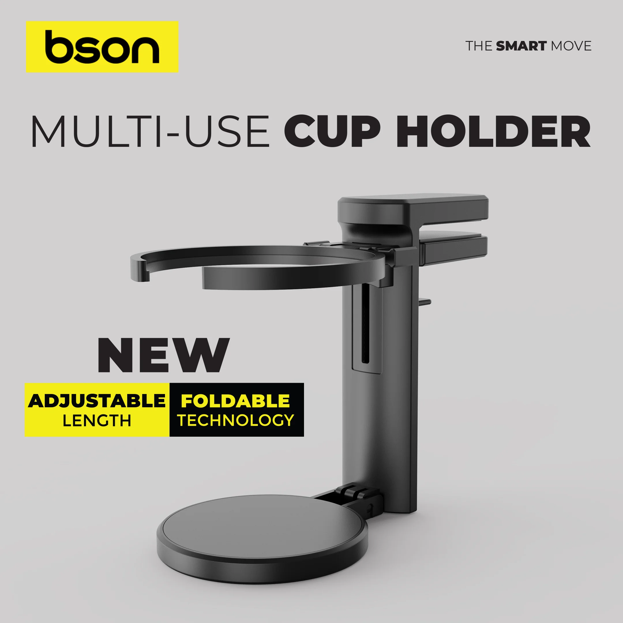 BSON Multi-Use Adjustable Cup Holder 3