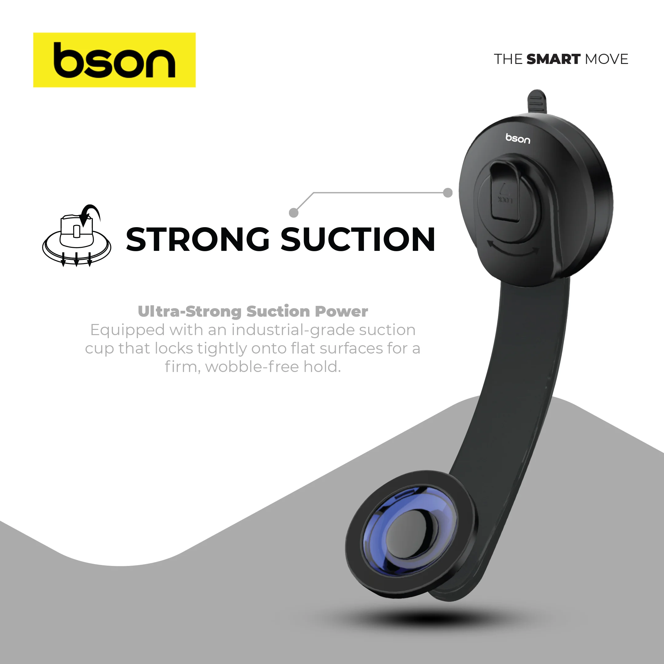 BSON Ultimate Suction Phone Holder 4