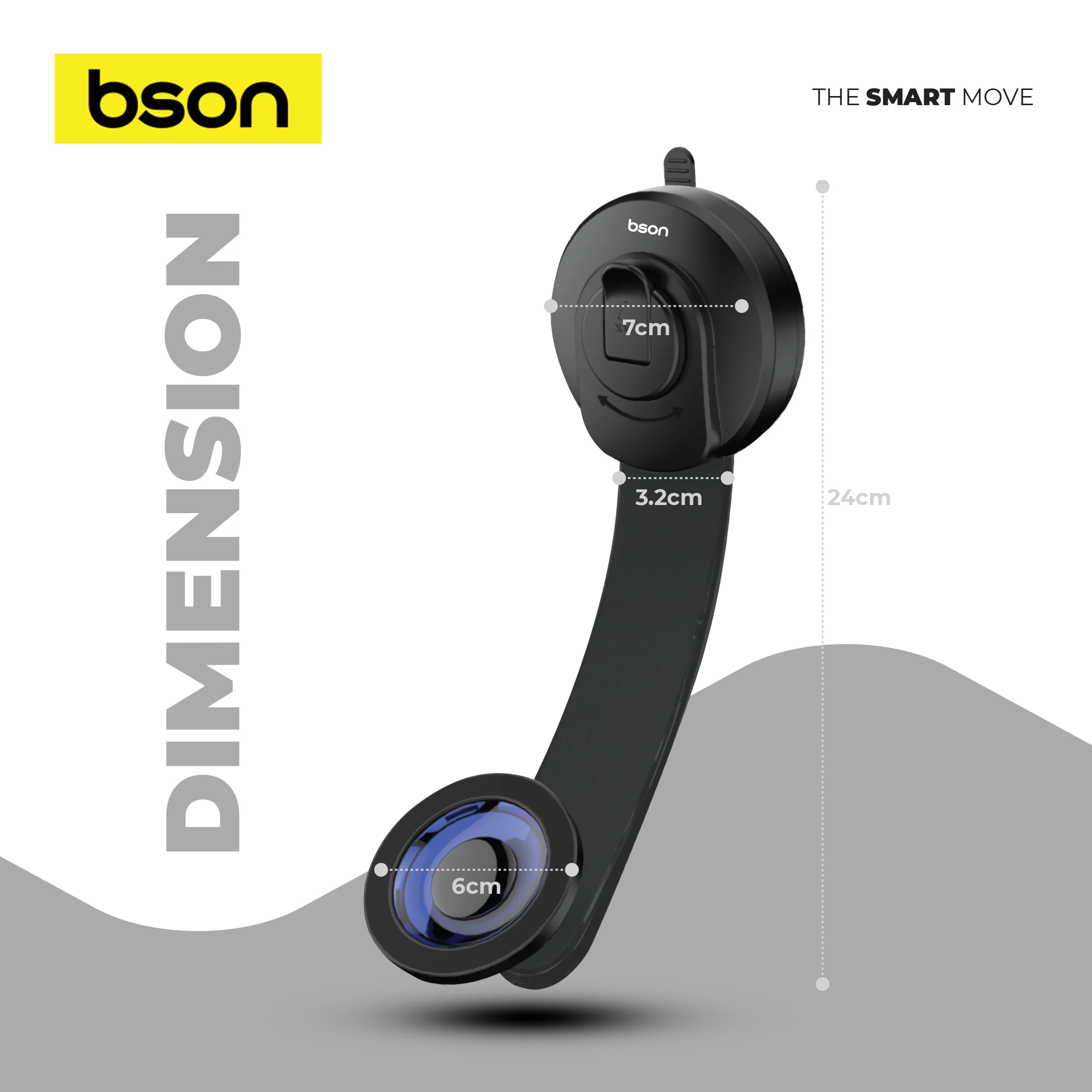 BSON Ultimate Suction Phone Holder 6