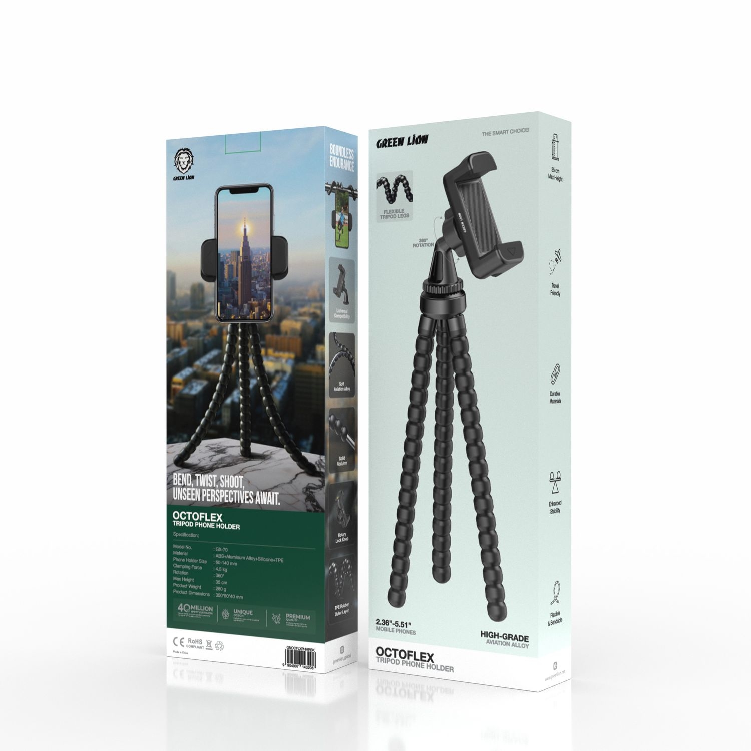 Flexible Tripod Phone Holder 2