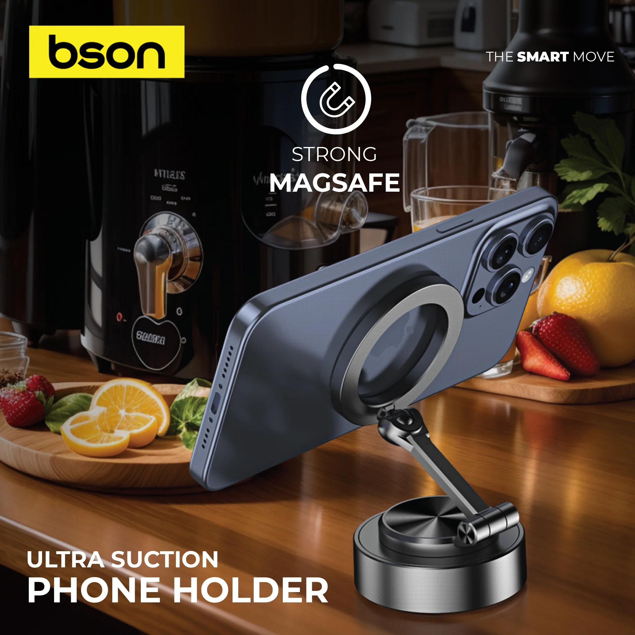 BSON Ultra Suction Magnetic Phone Holder 2