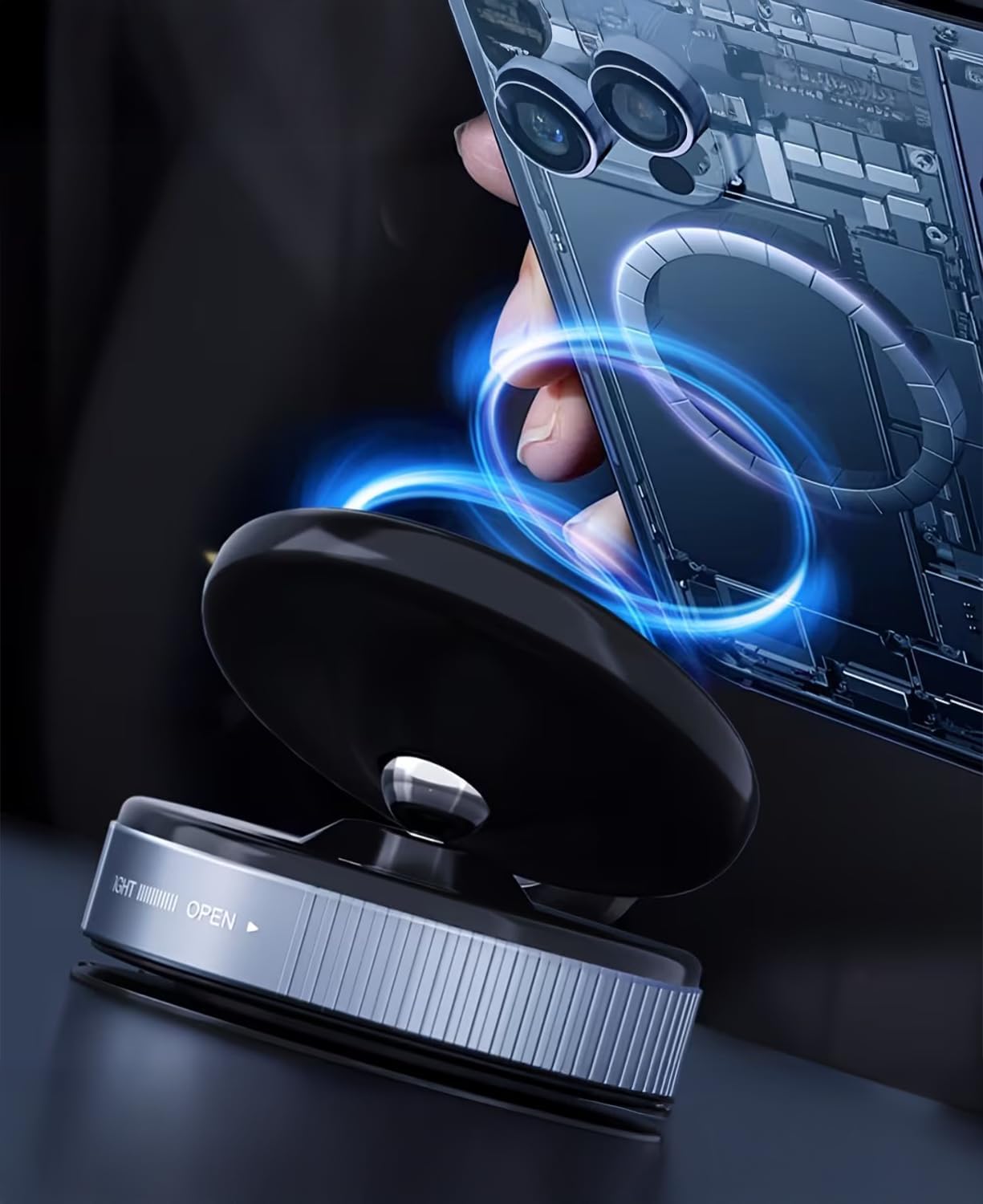 Magnetic Car Phone Holder 360° Rotation 4