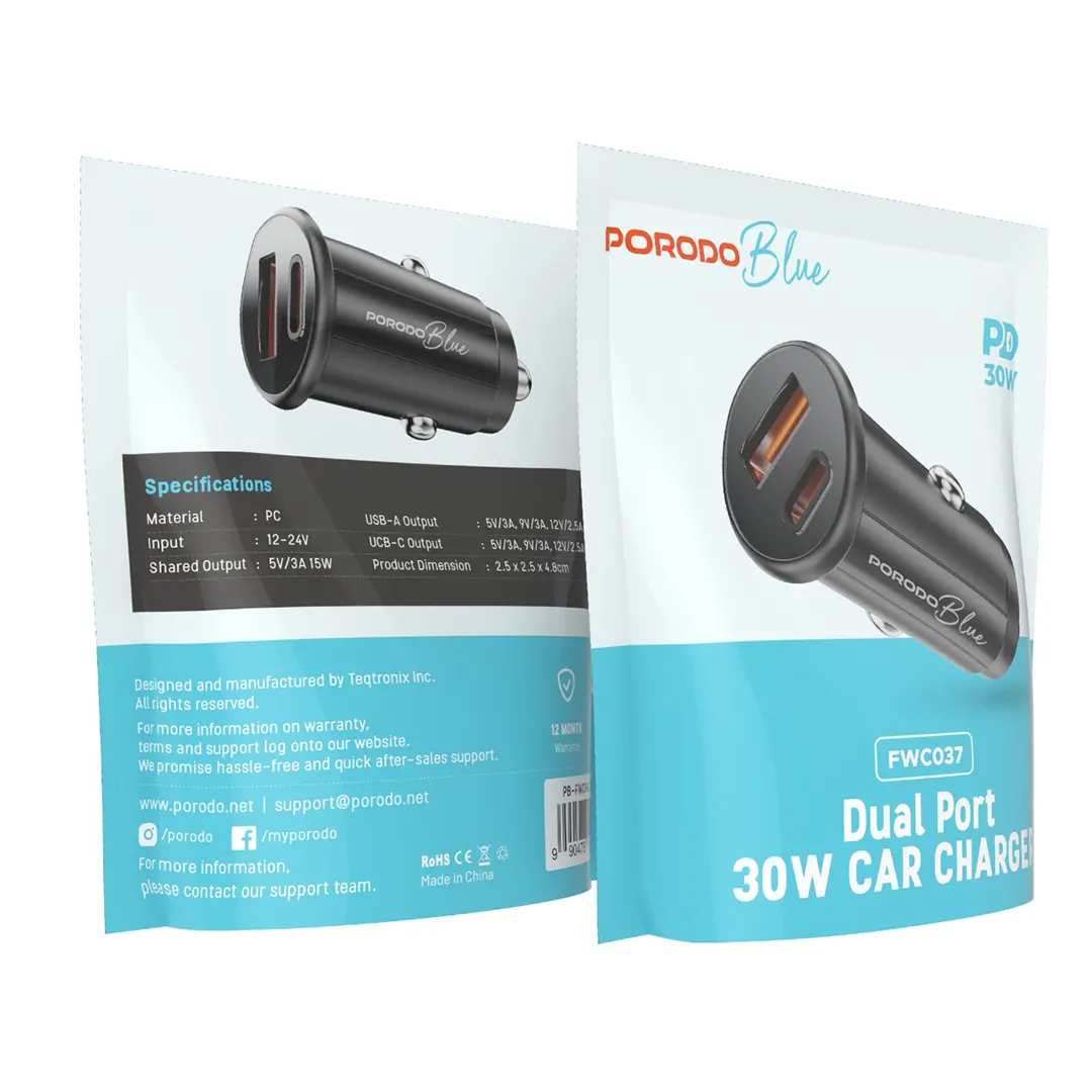 Dual Port USB Car Charger 2
