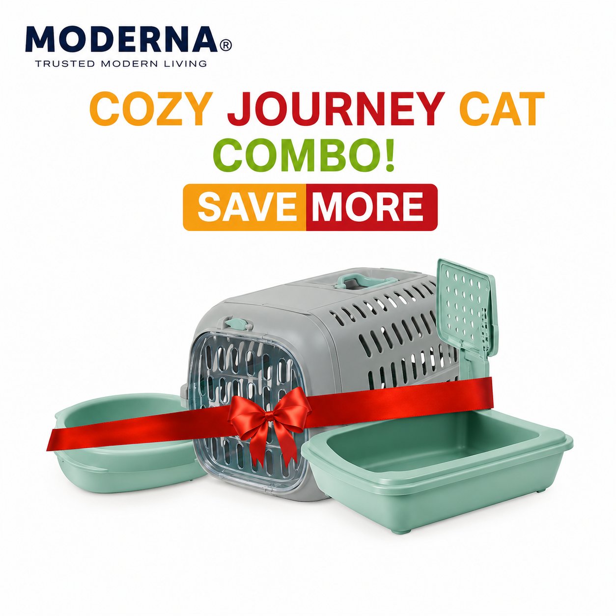 NEXSO Moderna Cozy Journey Cat Combo Carrier