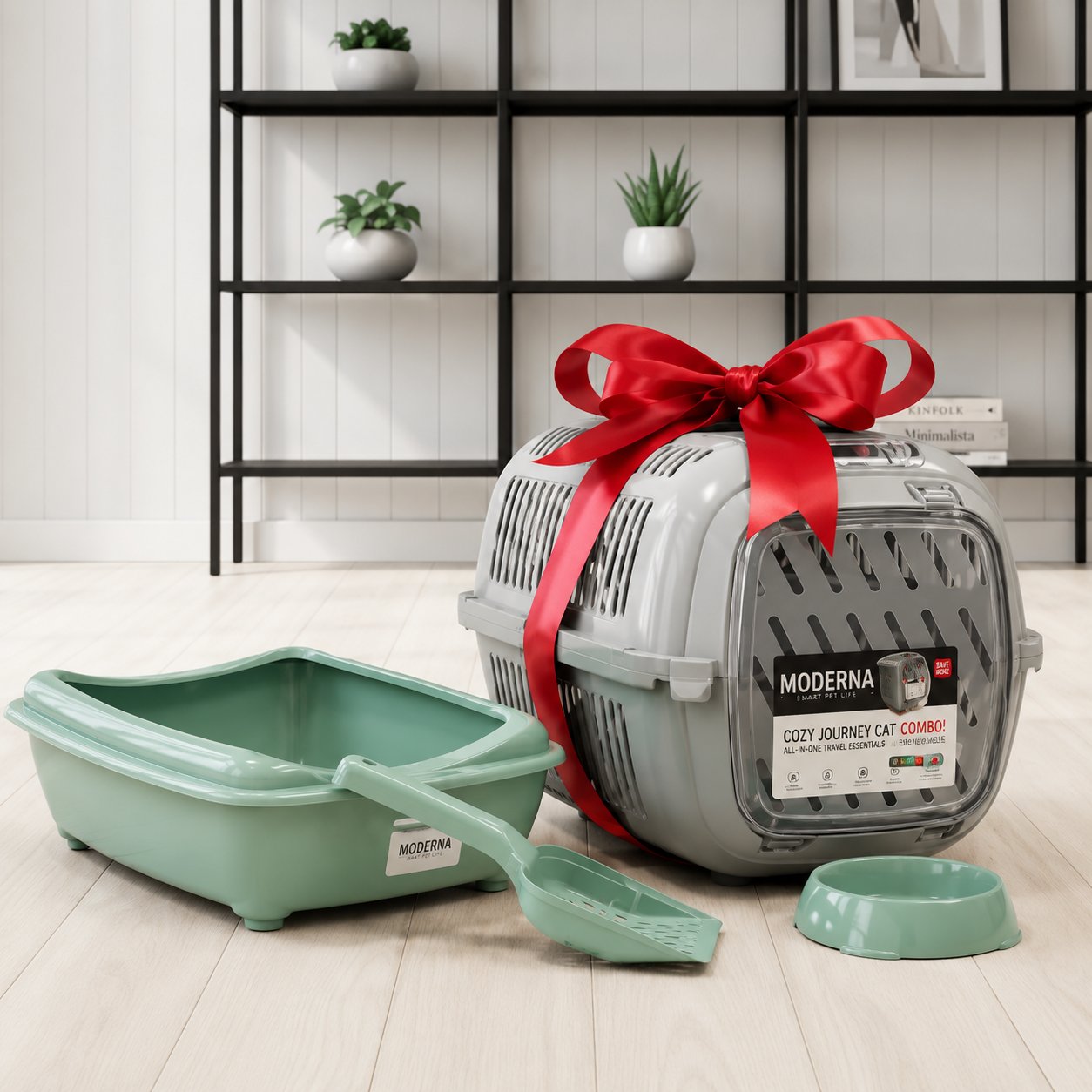 NEXSO Moderna Cozy Journey Cat Combo Carrier 2