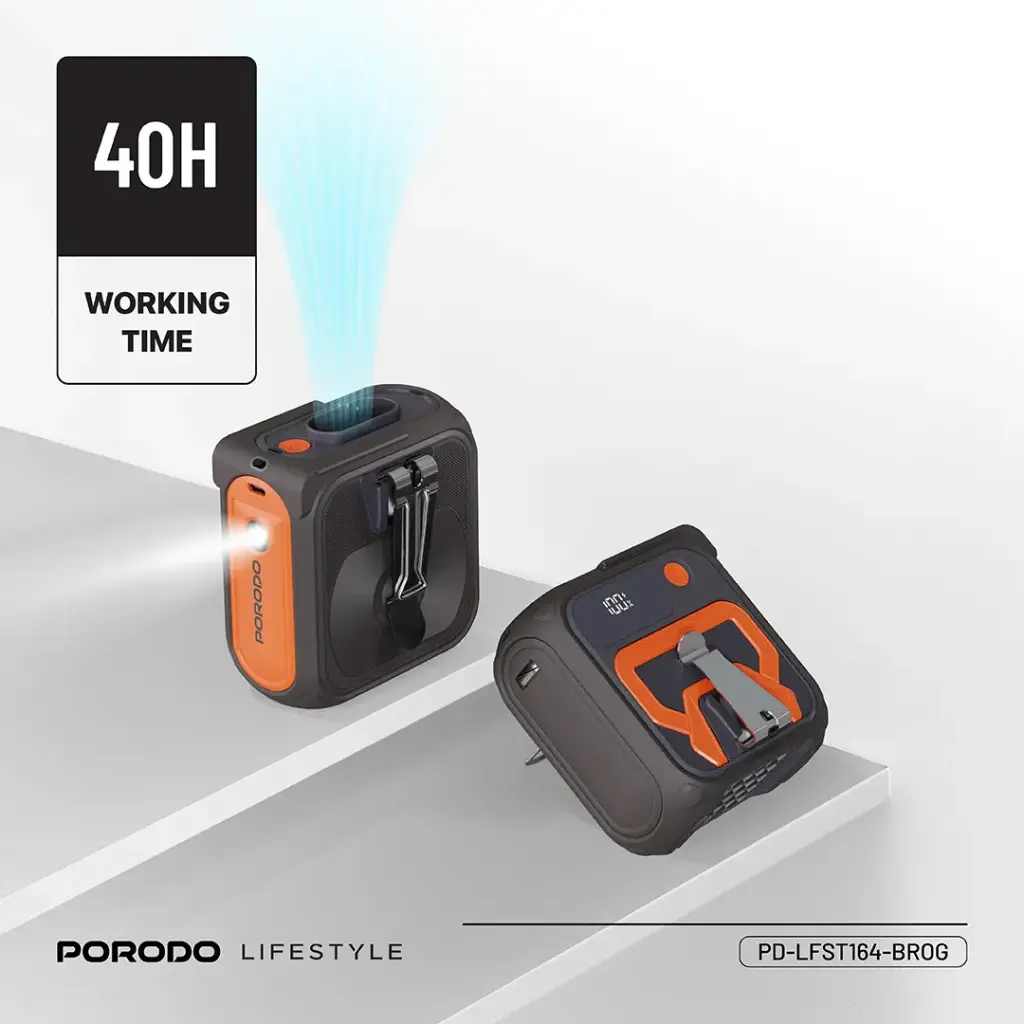Porodo Lifestyle Multifunction Cooling Waist Fan 2