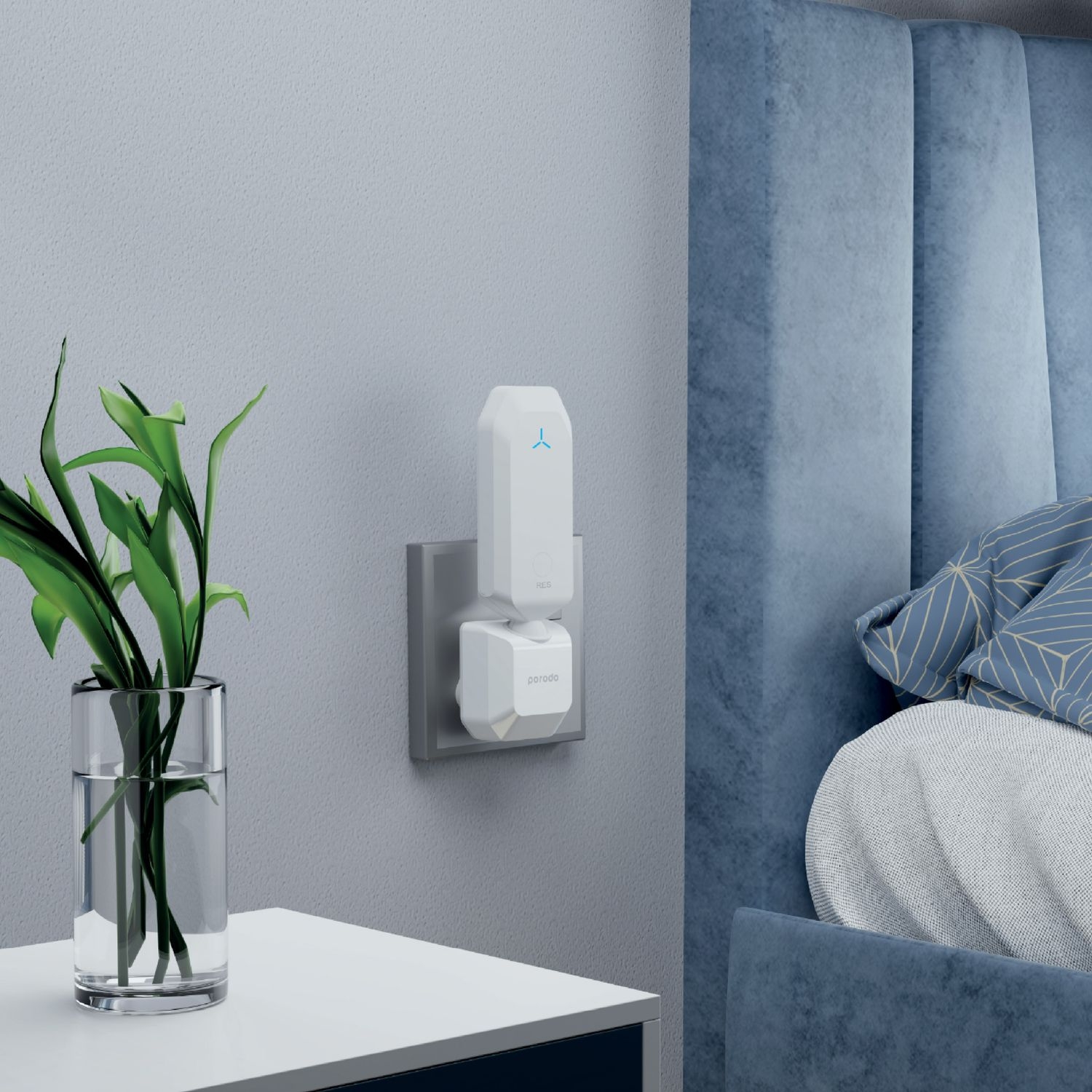 Porodo 2.4GHz WiFi Signal Extender 300Mbps 3