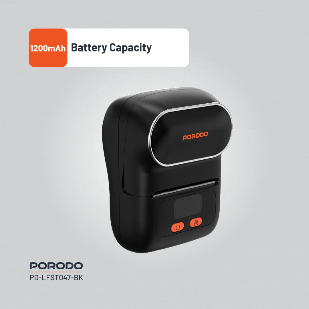 Porodo Lifestyle Super HD Thermal Printer 2