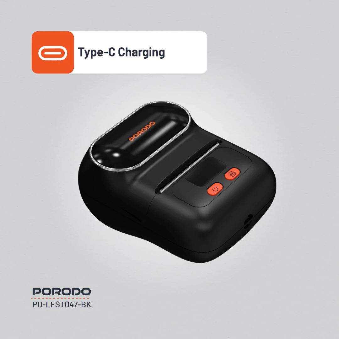 Porodo Lifestyle Super HD Thermal Printer 5