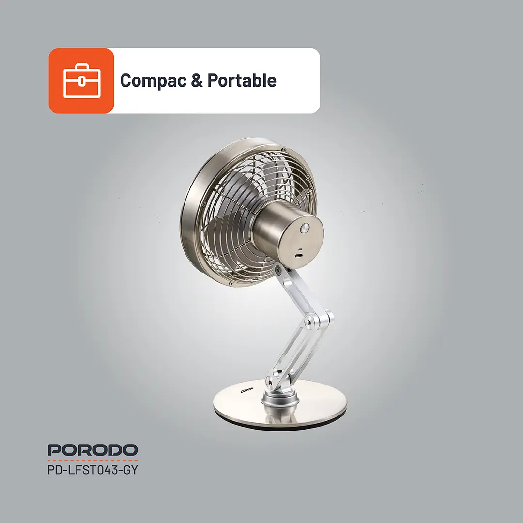 Porodo Lifestyle Metal Desk Fan 6
