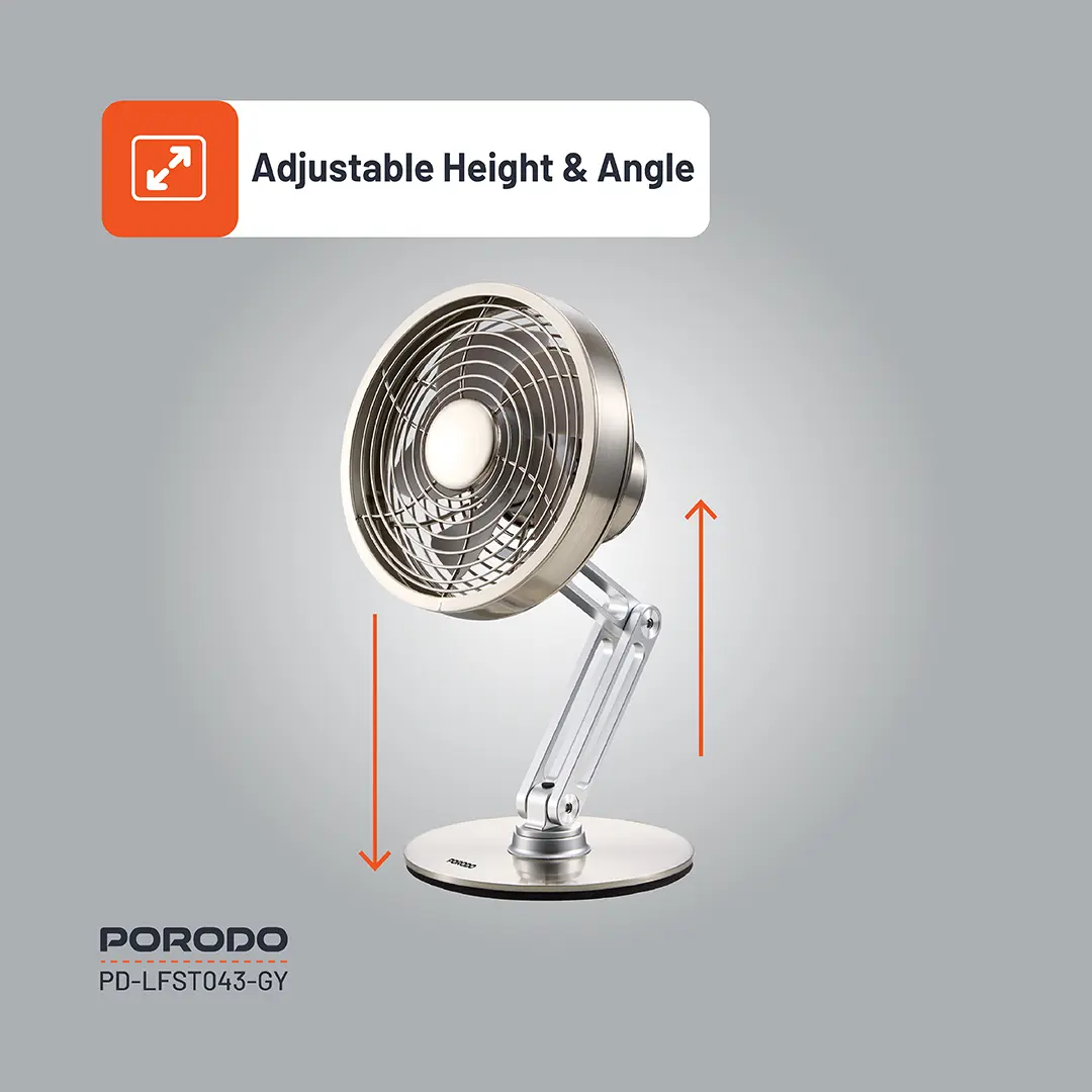Porodo Lifestyle Metal Desk Fan 7