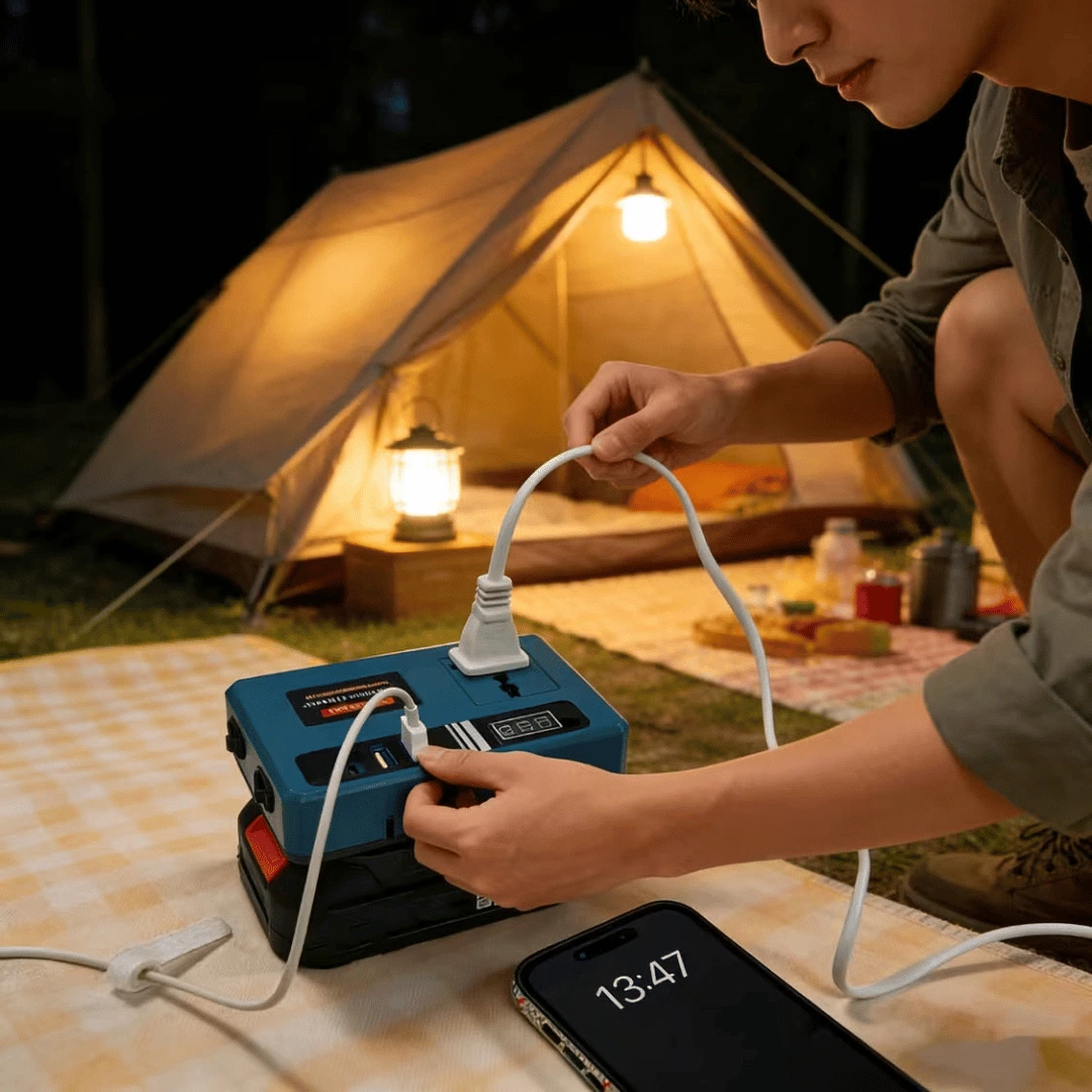 VoltMate Power Inverter 21V Portable Battery Generator 4