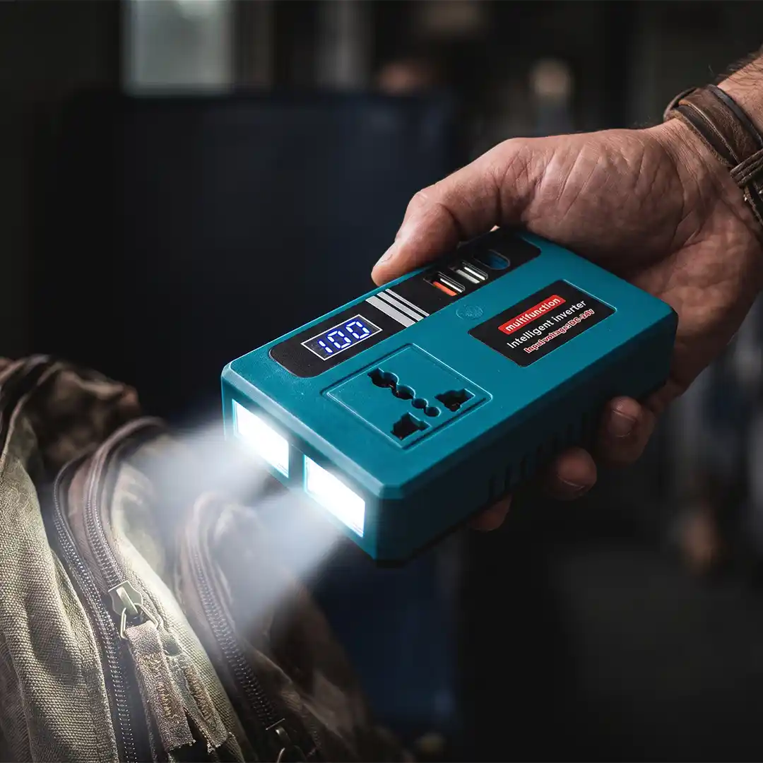 VoltMate Power Inverter 21V Portable Battery Generator 8