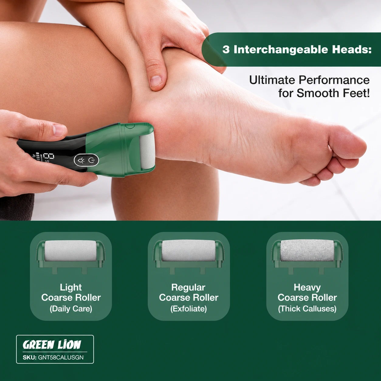 Handheld Electric Foot File Callus Remover 3