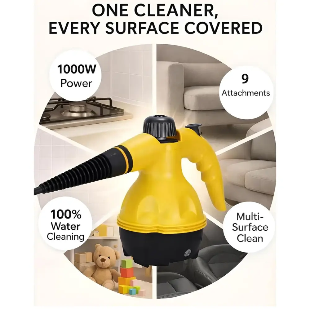 Handheld Multi-Purpose Steam Cleaner with Accessory Kit 2