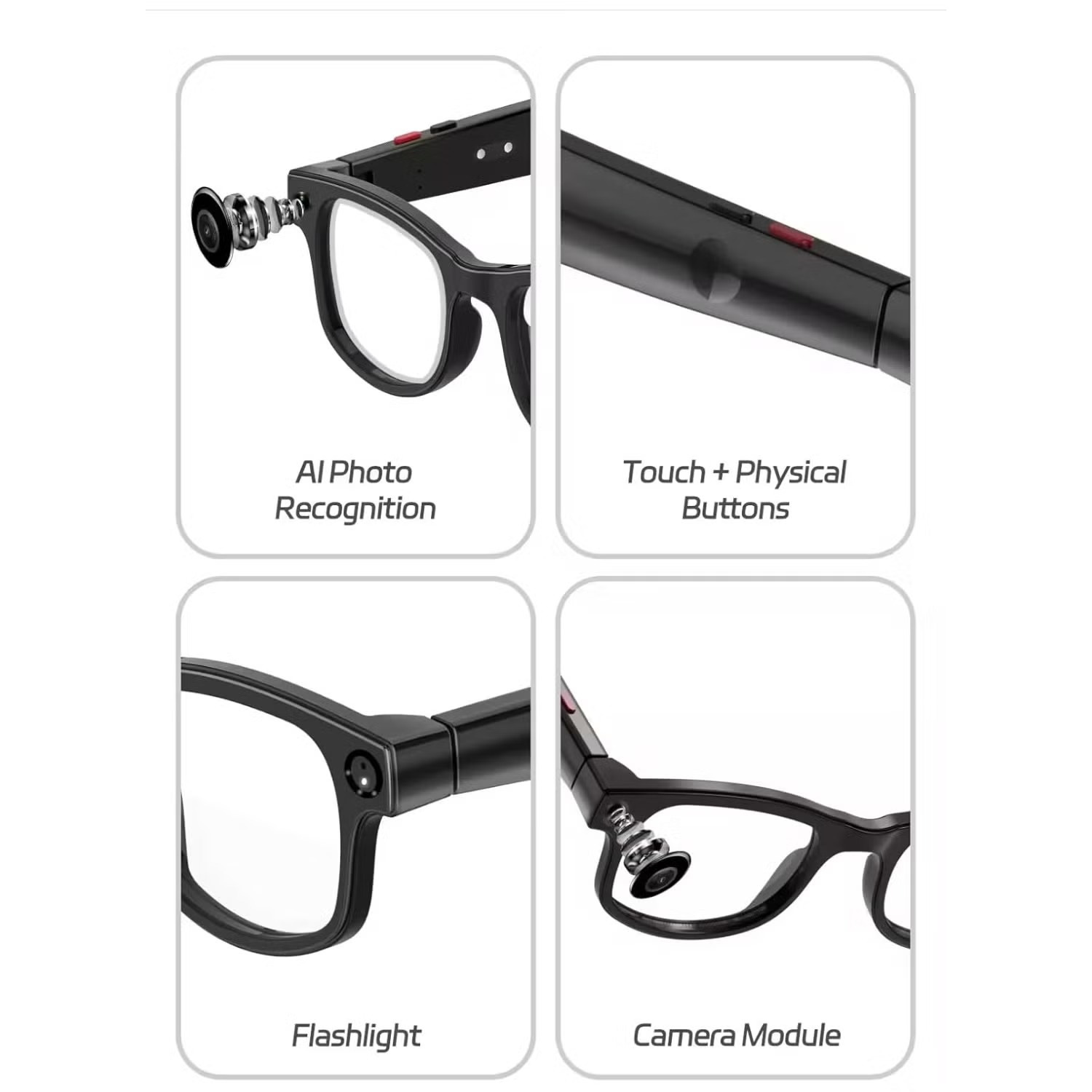 AIMB G1 AI Smart Glasses with Real-Time Translation & Bluetooth Audio 2