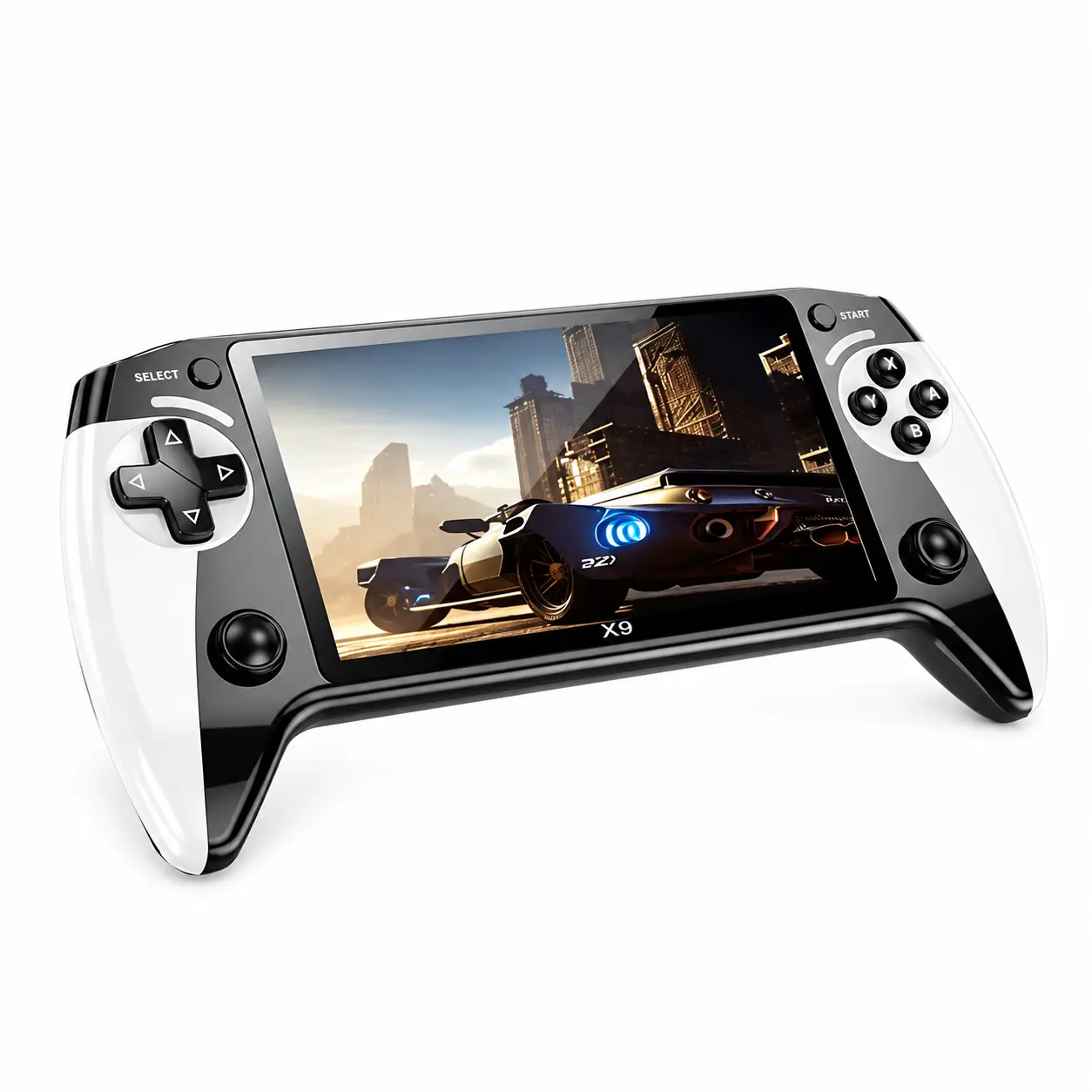 Black Hawk X9 Handheld Retro Game Console with Ergonomic Grips