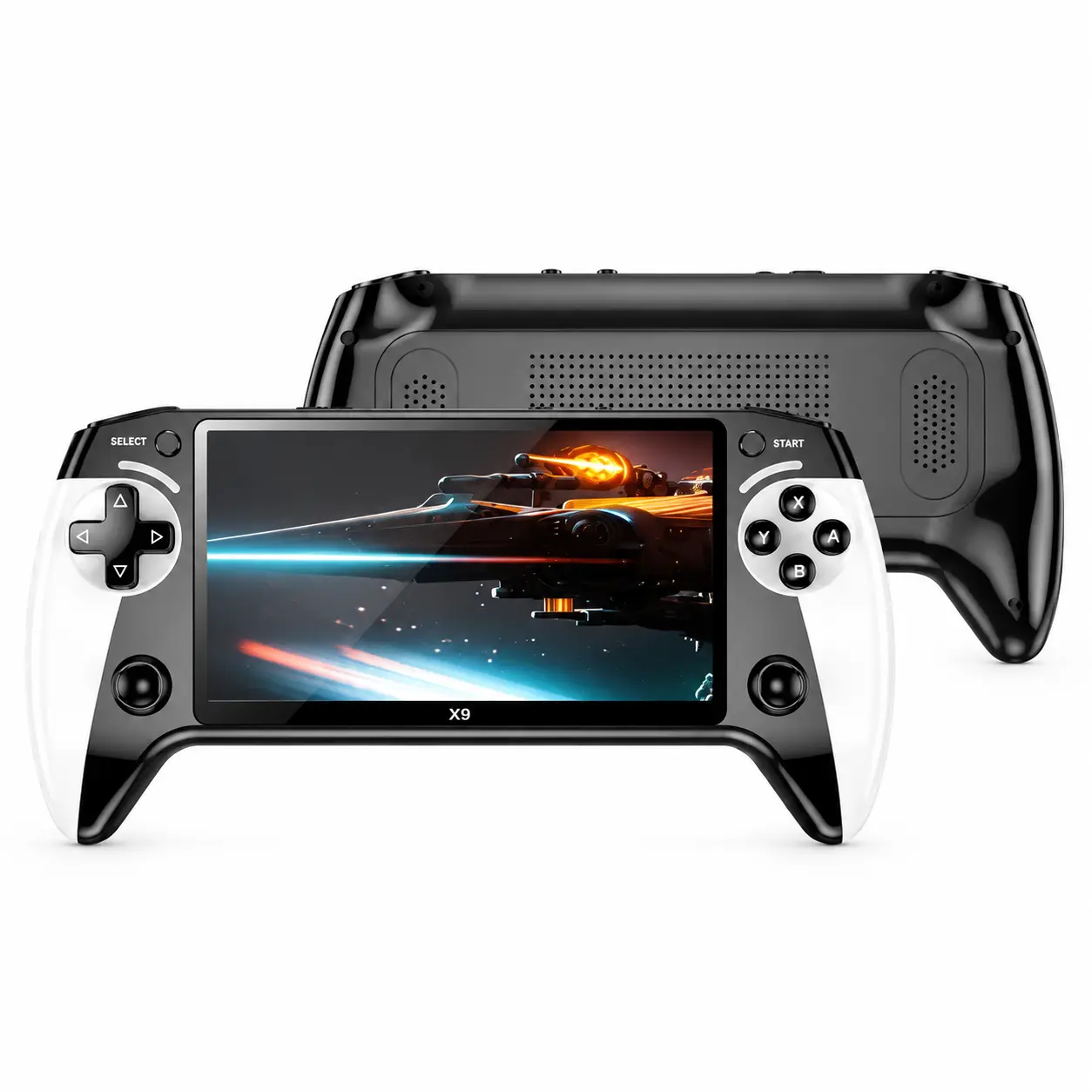 Black Hawk X9 Handheld Retro Game Console with Ergonomic Grips 3