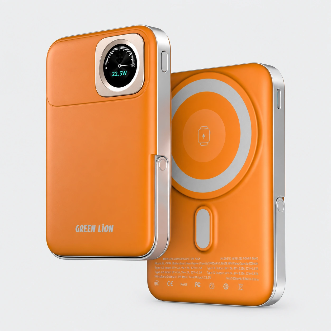 Green Lion Volt Gauge 10000mAh Power Bank PD 22.5W