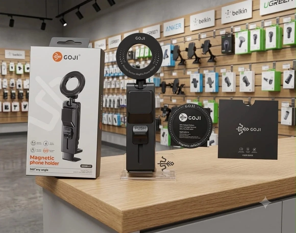 GOJI Model T Magnetic Phone Holder with 360° Rotation 2