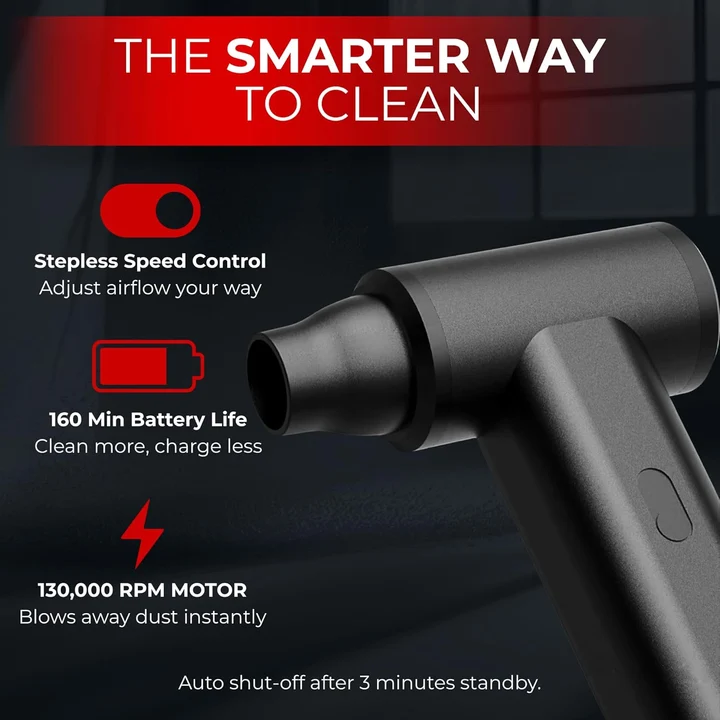 NEXSO Air Duster & Portable Cordless Vacuum 5