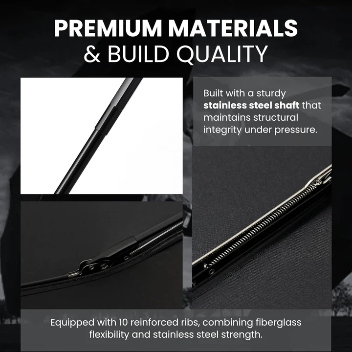 NEXSO Windproof Automatic Folding Umbrella UV50+ 6