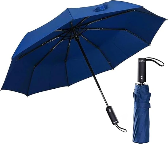NEXSO Windproof Automatic Folding Umbrella UV50+ 2
