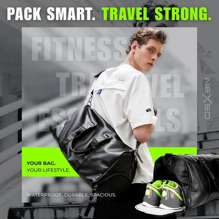 NEXSO Waterproof Gym Bag 7