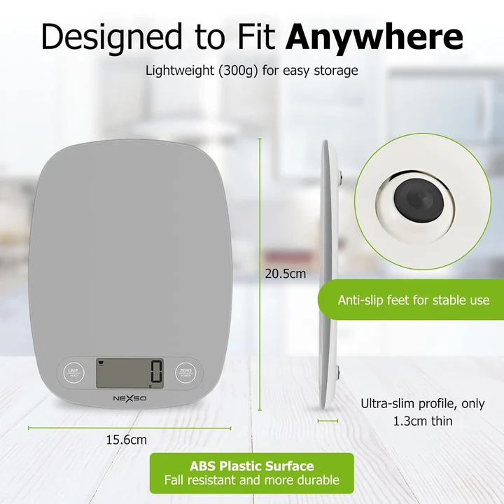 NEXSO Digital Food Scale 5kg 2