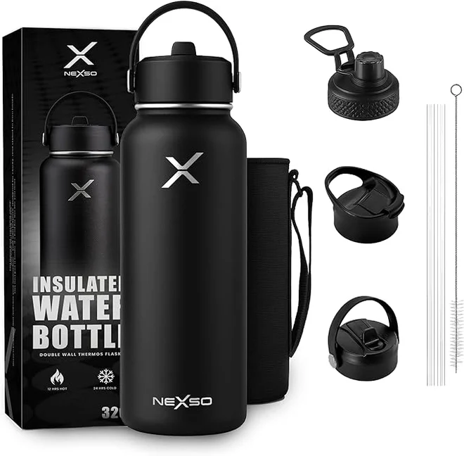 NEXSO Insulated Stainless Steel Water Bottle - 1000ml / 32oz 2