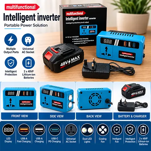 TOBI INTELLIGENT INVERTER DOUBLE BATTERY TB-2003 5