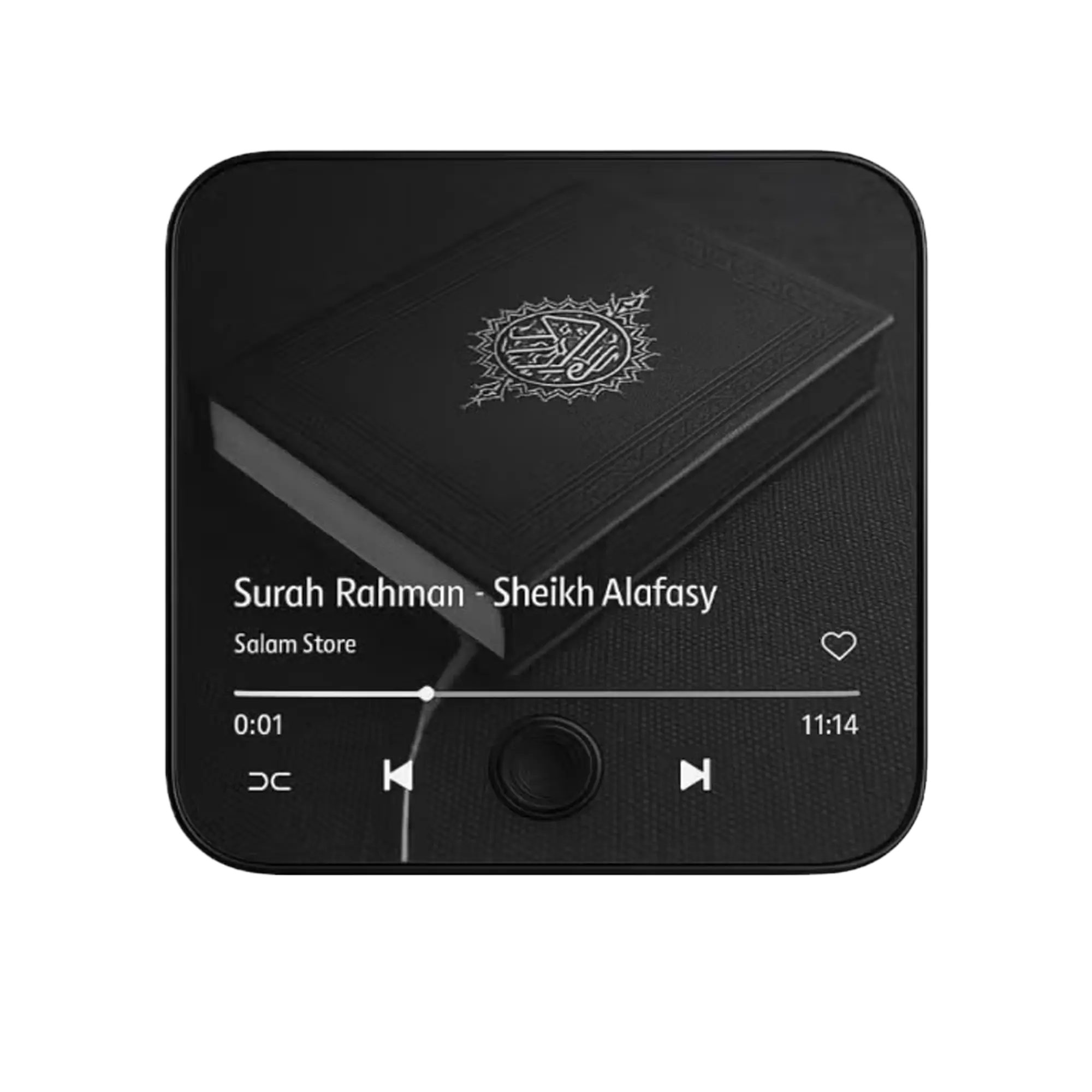 Digital Quran Audio Player with Magnetic suction