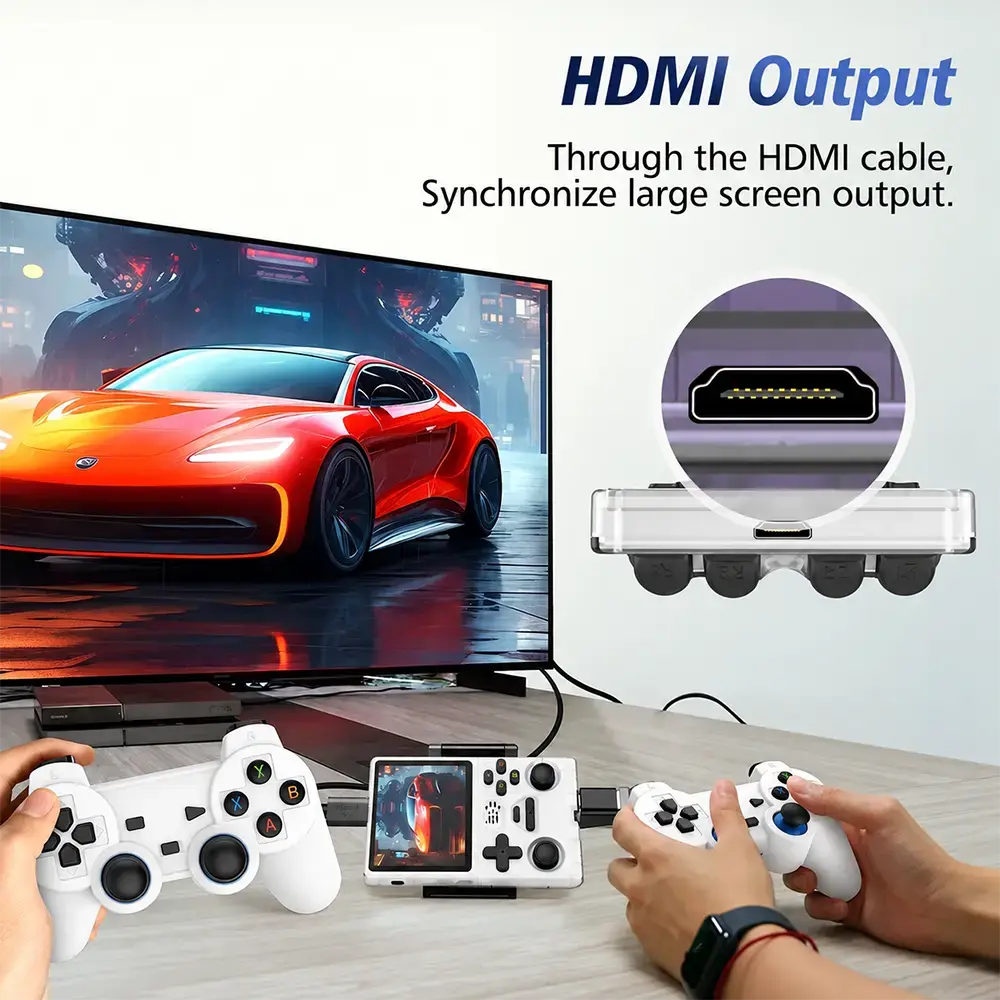 M18 Pro Handheld Game Console with Dual Wireless Controllers & HDMI TV Output 3