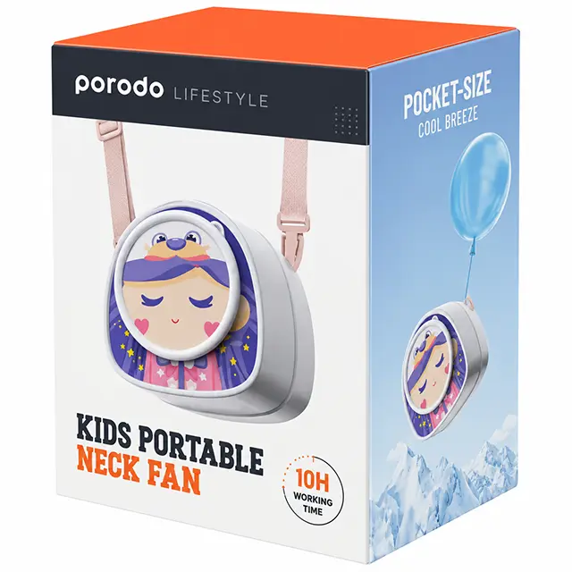Porodo Lifestyle Kids Portable Neck Fan 2