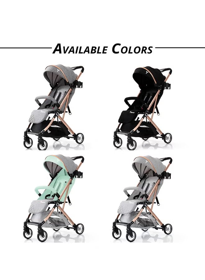 Teknum Explorer Travel Stroller - Black 6