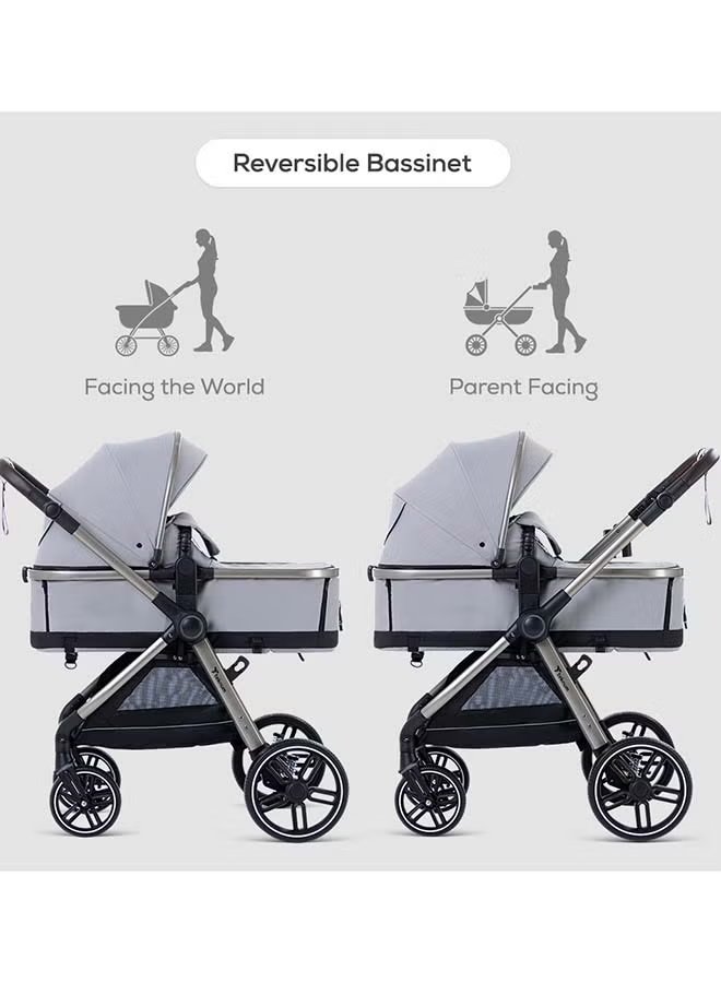 TEKNUM 3 in 1 Travel Prime Stroller - Grey 5