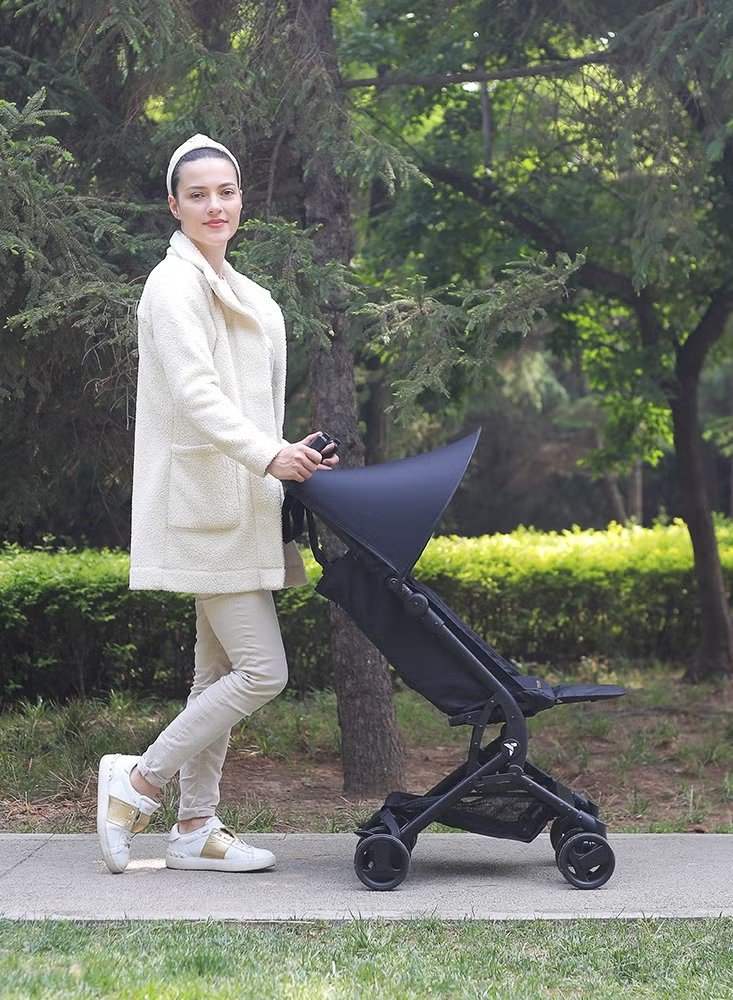 Teknum AIR-1 Travel Stroller with Carry Backpack - Black 5