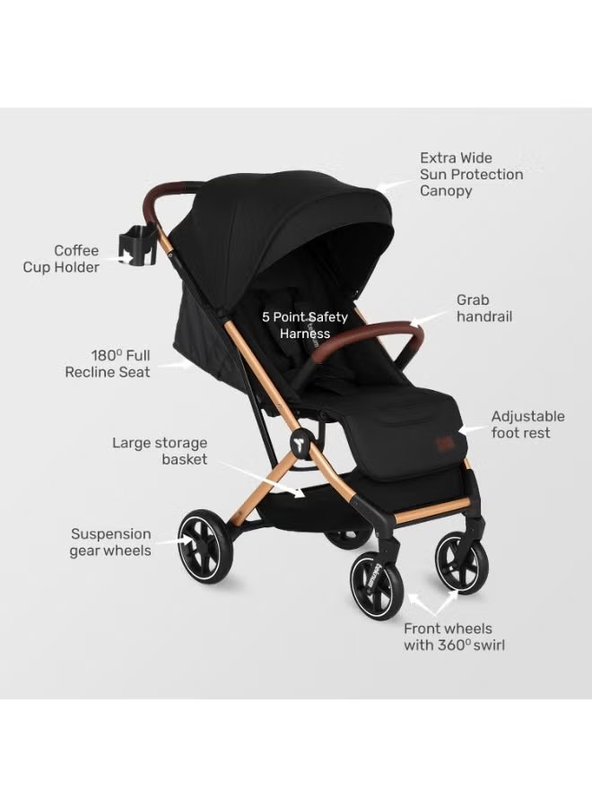 TEKNUM Travel Cabin Plus Stroller - Sunshine Black 5