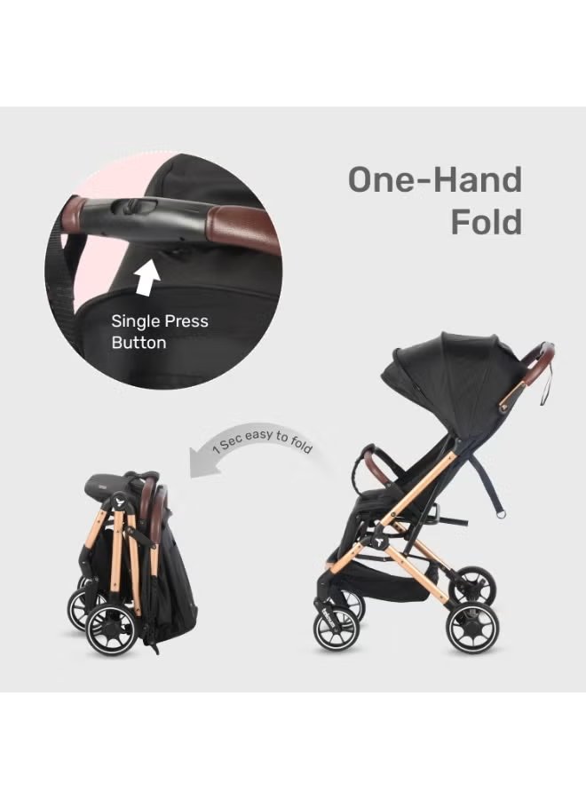 TEKNUM Travel Cabin Plus Stroller - Sunshine Black 6