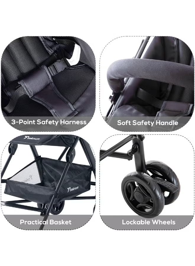 Teknum Eco Lite Stroller - Graphite 7