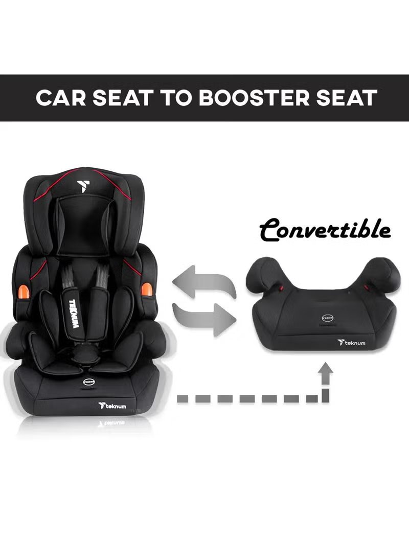 Teknum Nova Car Seat 9mnth-12yrs Black 4