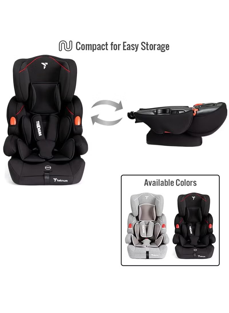 Teknum Nova Car Seat 9mnth-12yrs Black 7
